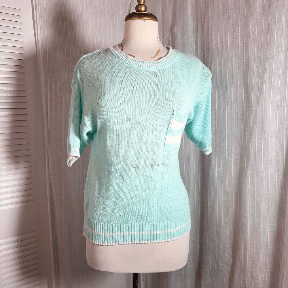 Quality Fashion Blouse Size M Vintage 90's Sheer Soft Feminine Ballet Core Top